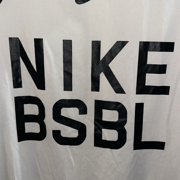 Mens Nike Baseball 3/4 Sleeve Tee size L - Picture 3 of 4